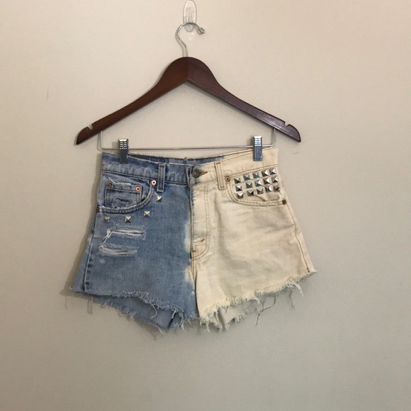 Levi's Pants - Vintage Levi’s Studded High Rise Denim Shorts